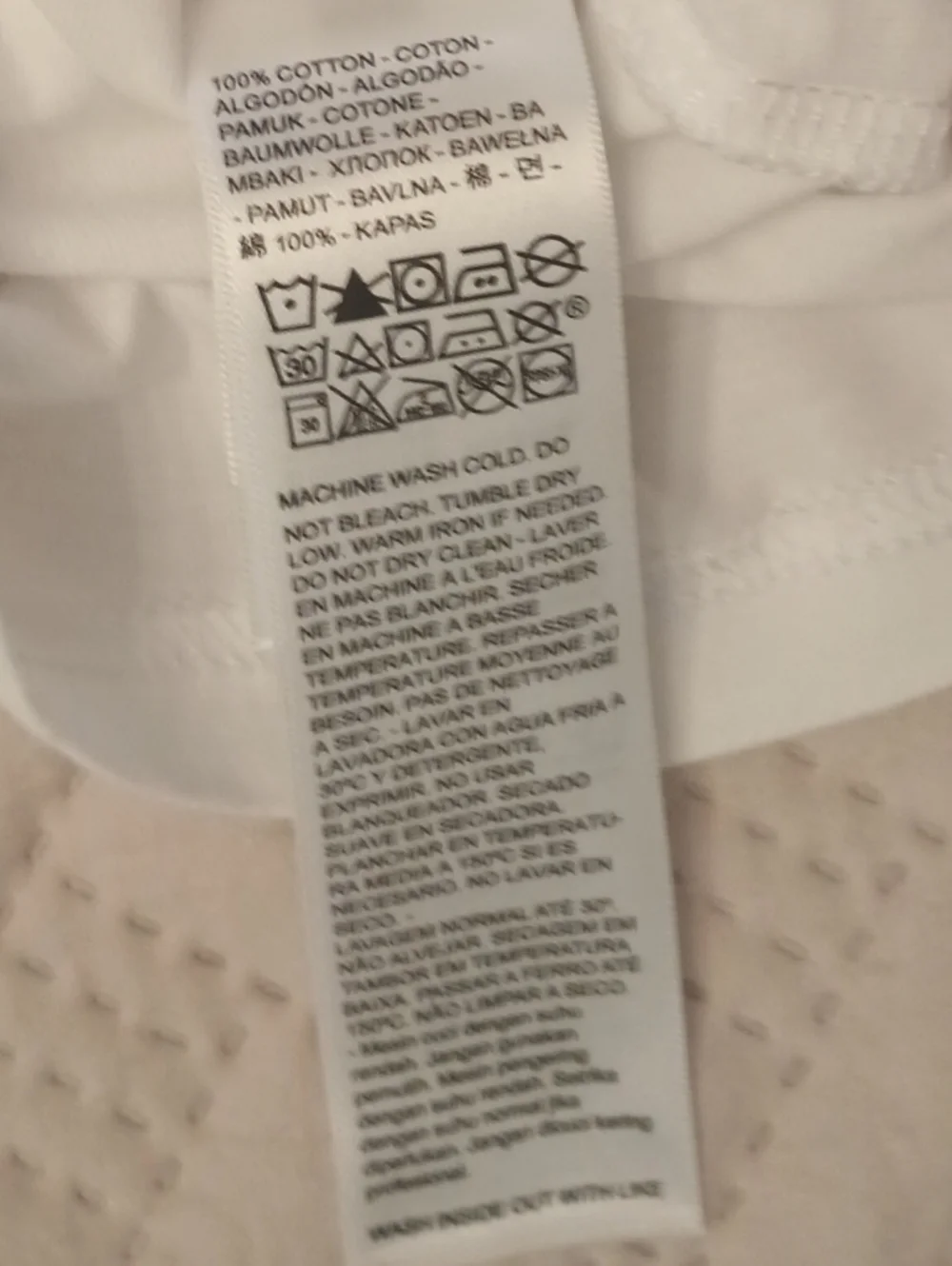 Men's Levi's White Crewneck T-Shirt with‎ Graphics On The Back 3XL
